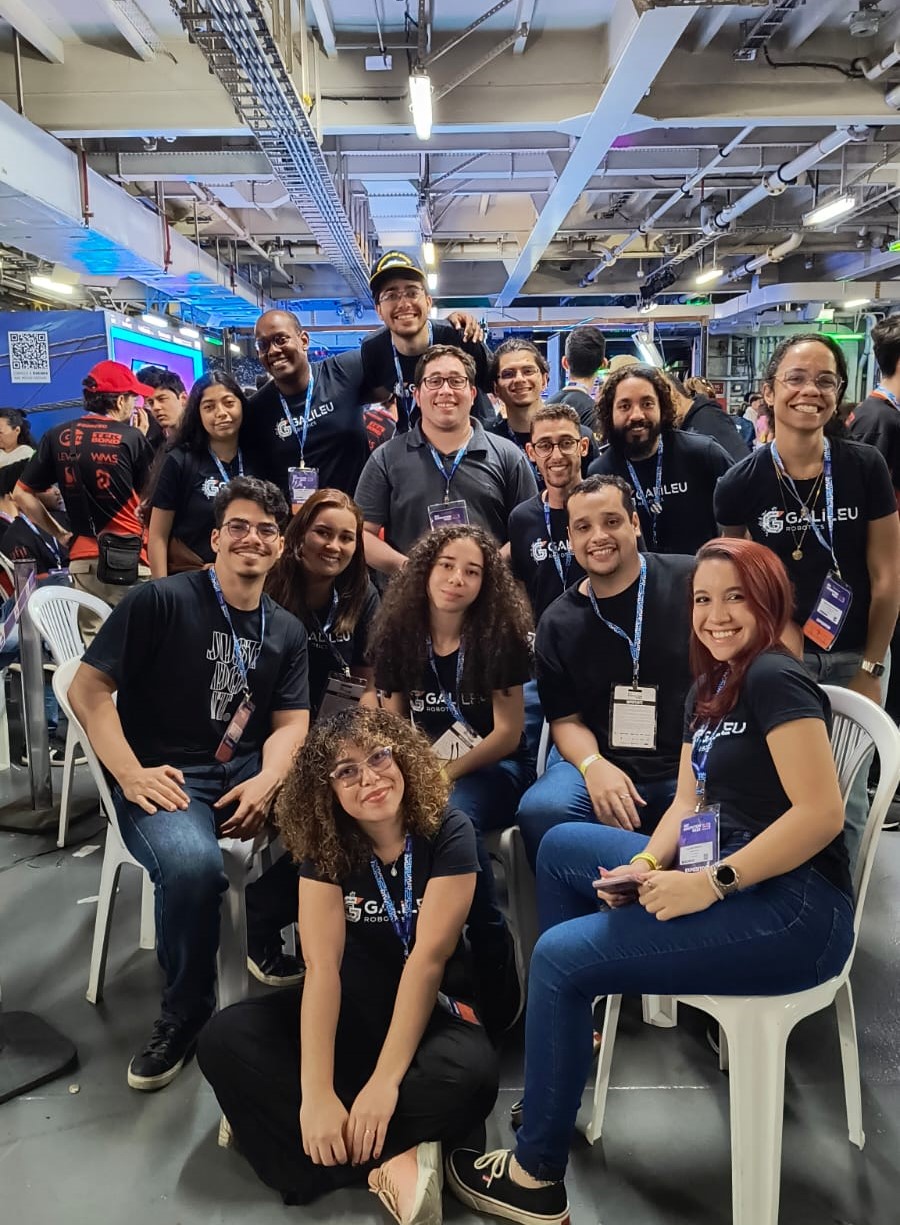 Equipe Galileu Robotics em um evento